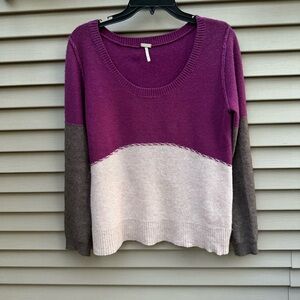 Free People Beach Wool Cashmere Sweater Scoop Neck Size Medium